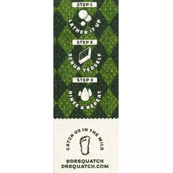 Suds of the Sly Limited Edition Dr. Squatch Soap Bar Green NIB - Picture 4 of 8